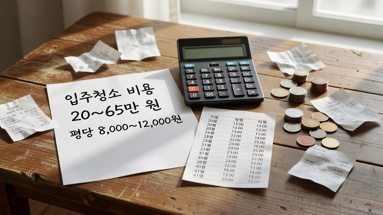 입주청소 비용 총정리 가이드