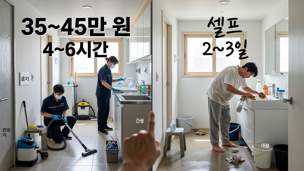 24평 입주청소 실제 견적과 셀프 비교